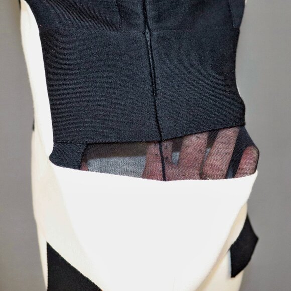 AKRIS Size 8 Layered Contrast Panel Asymmetric Tank Blouse Top - Picture 10 of 15